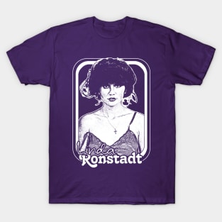 Linda Ronstadt // Original 1970s Style Fan Art Design T-Shirt